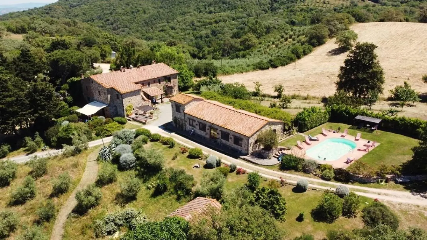 Villa Intero Casale Immerso Nel Verde Della Maremma Montorgiali